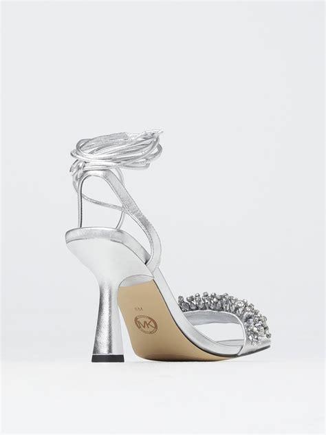 michael kors collection abendschuhe silber|michael kors silver clear.